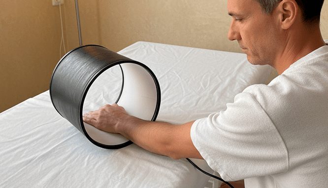Equipo de magnetoterapia con cilindro para extremidades
